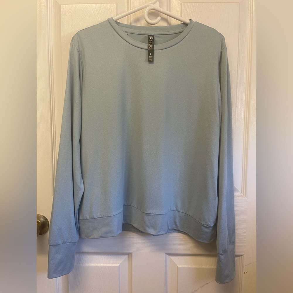 lukka Light Blue Crewneck Sweatshirt